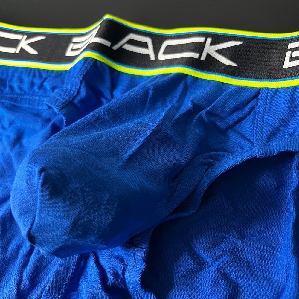 Andrew Christian Black Collection (Style #9904) Brief - Royal Blue - Large